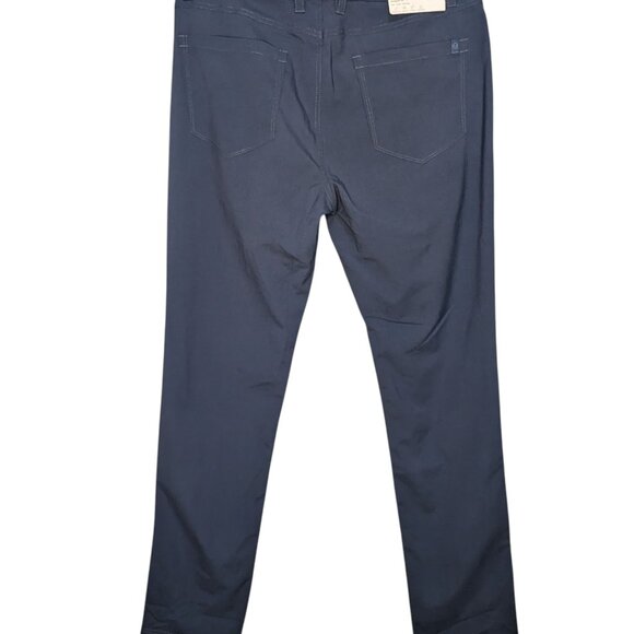 Tasc Tailored Fit Size 33x32 Light Blue The Motion Pants Bamboo Blend Slim - Picture 4 of 5